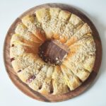 Kohupiimakringel purukattega, kirsi-kohupiimakringel