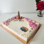 Unicorn küpsisetort sünnipäevaks , ükssarviku teemaline sünnipäevapidu